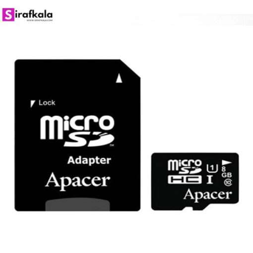 کارت حافظه‌ی Apacer 8GB MicroSDHC UHS-I 85MBps Class10