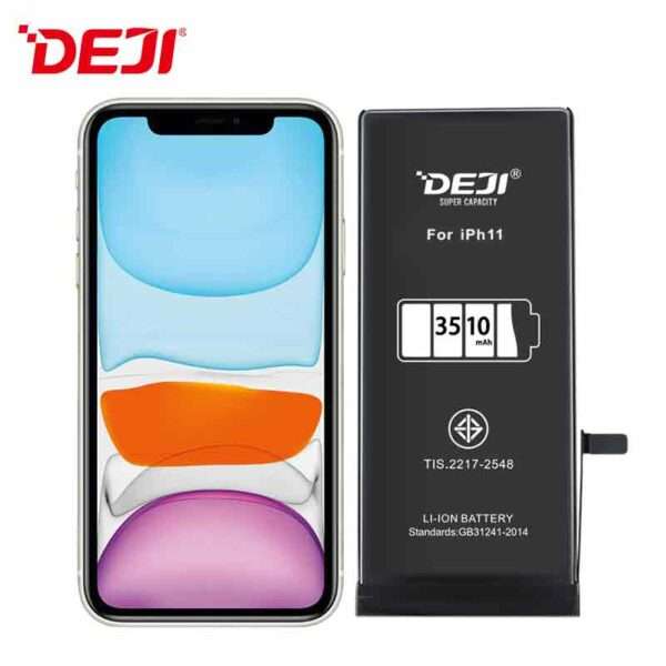 باتری آیفون 11 تقویت شده با ظرفیت 3510 میلی آمپر ساعت مدل Deji-11