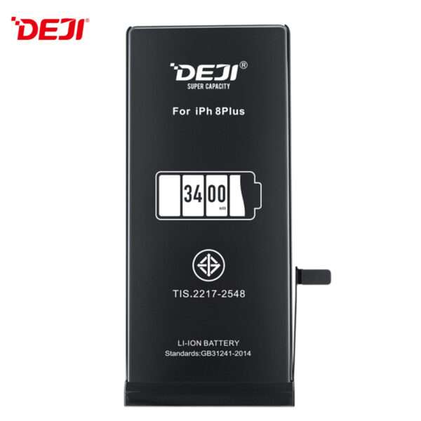 باتری آیفون 8plus تقویت شده با ظرفیت 3400 میلی آمپر ساعت مدل Deji-8plus